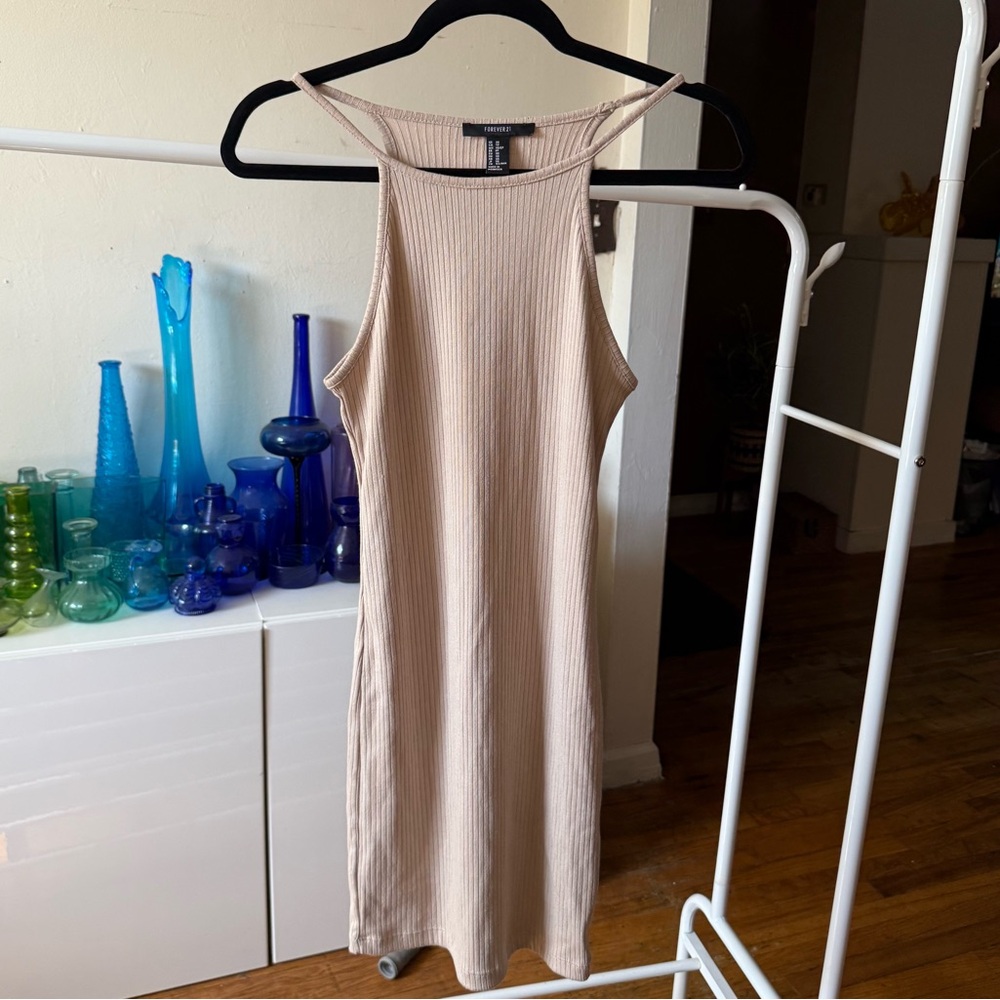 Tan Midi Dress (XS)